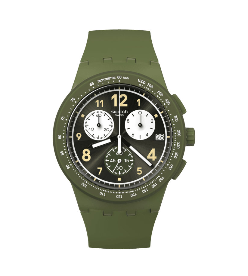 Swatch Susg406 Nothing Basic About Green Erkek Kol Saati