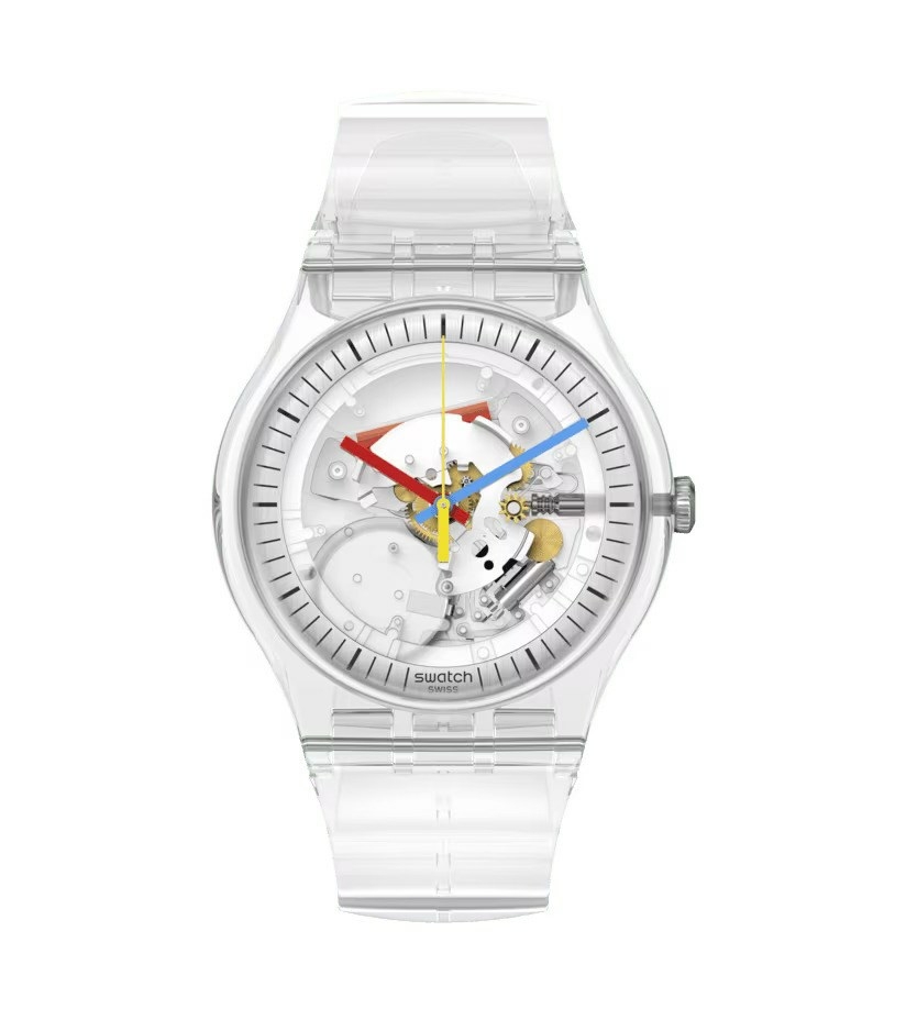 Swatch SO29K100-S06 Clearly New Gent Unisex Kol Saati