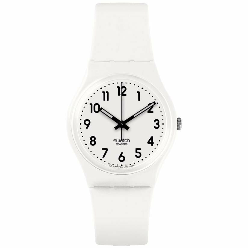 Swatch Just White Soft Bayan Kol Saati SO28W107-S14
